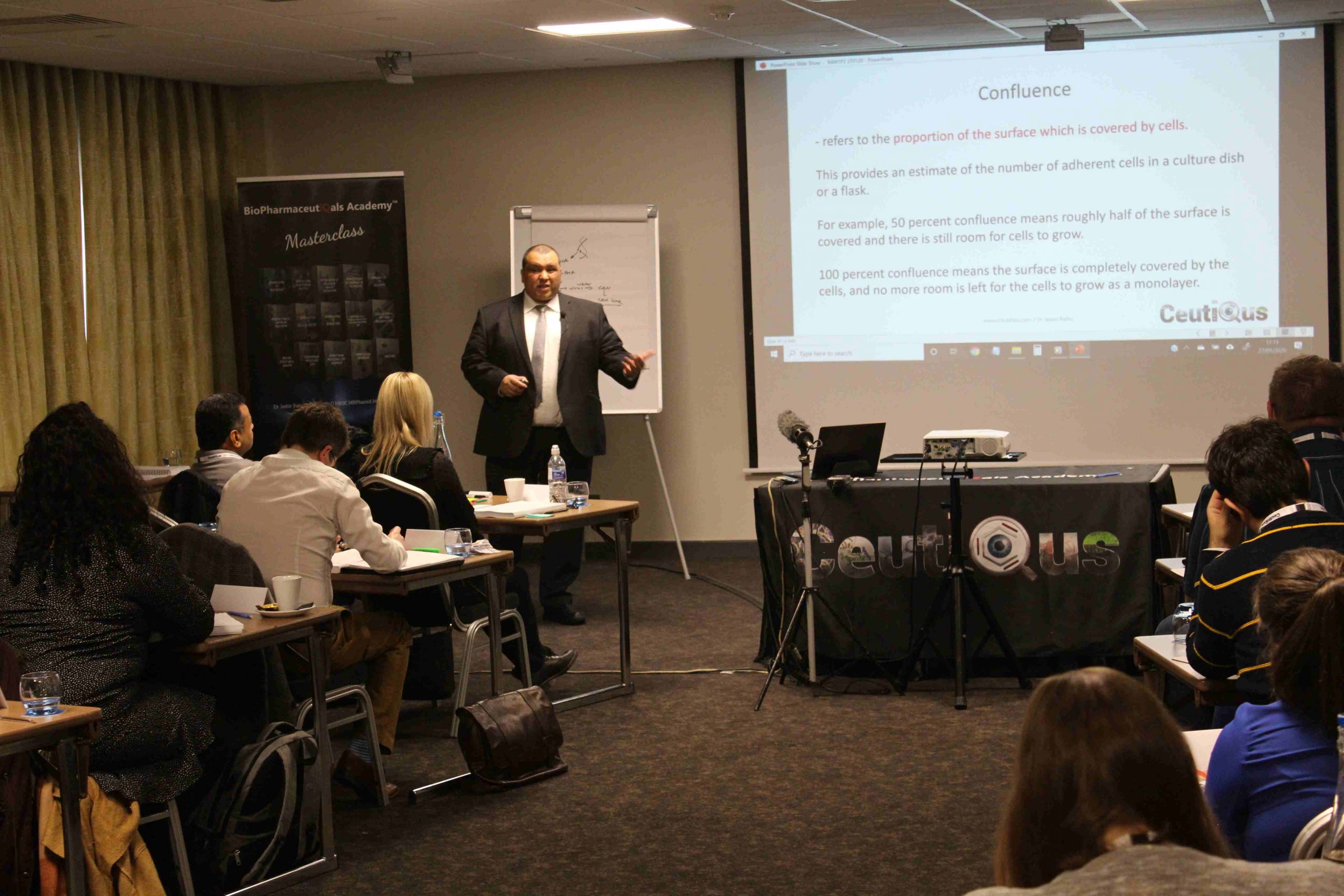 Cell and gene therapy and biologics training and education by Dr Jasbir Rattu at CeutiQus BAM