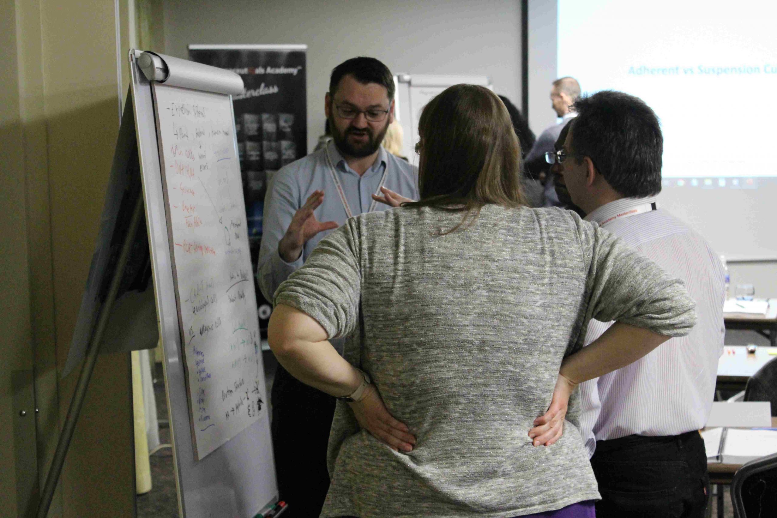 Group exercises in biological and advanced therapy medicinal products education and training at CeutiQus BAM by Dr Jasbir Rattu